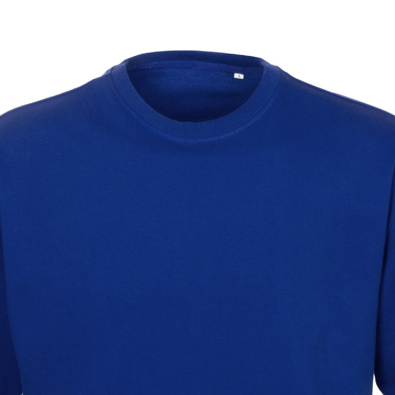 Футболка из френч терри «Warsaw» унисекс 220гр, кл. синий Футболка из френч терри «Warsaw» унисекс 220гр, кл. синий