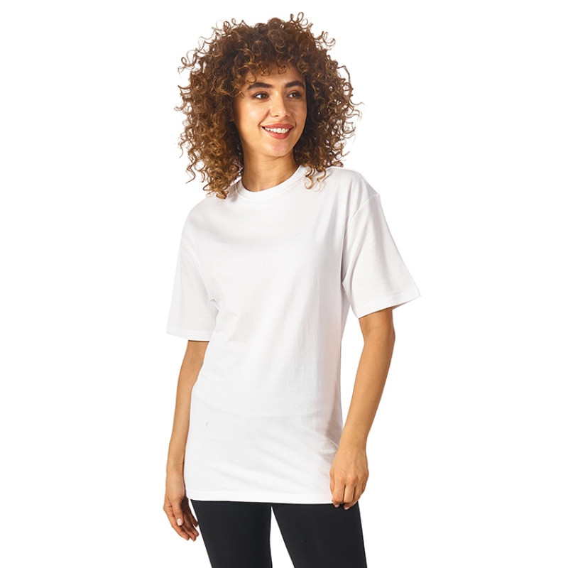 Футболка из френч терри «Warsaw» унисекс 220гр, белый