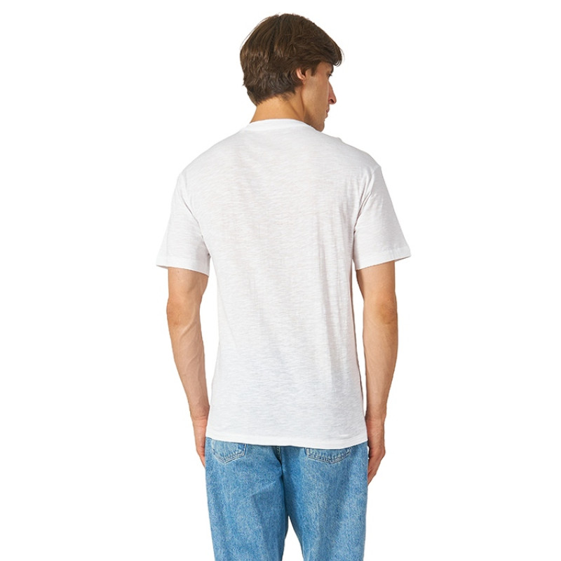 Футболка из джерси с протяжками «Portofino» унисекс, белый