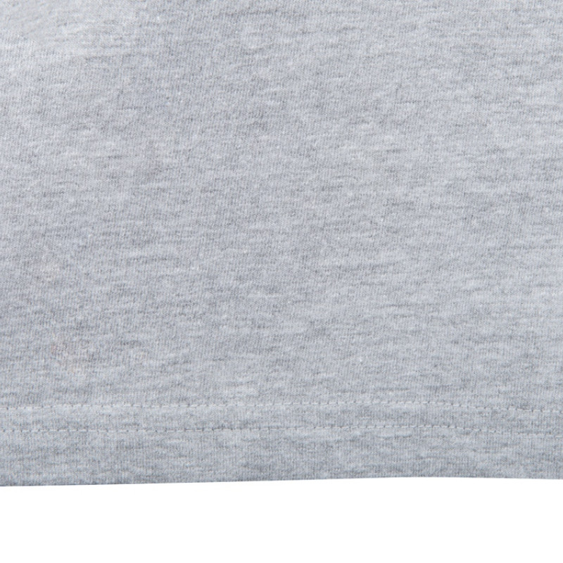 Футболка из френч терри «Warsaw» унисекс 220гр, серый меланж