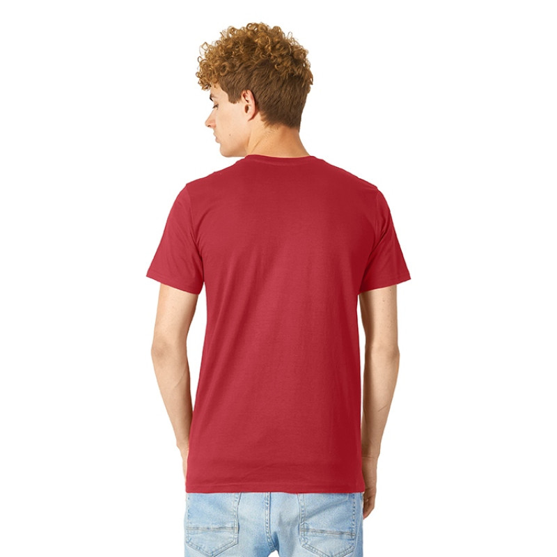 Футболка "Heavy Super Club" мужская, брусничный