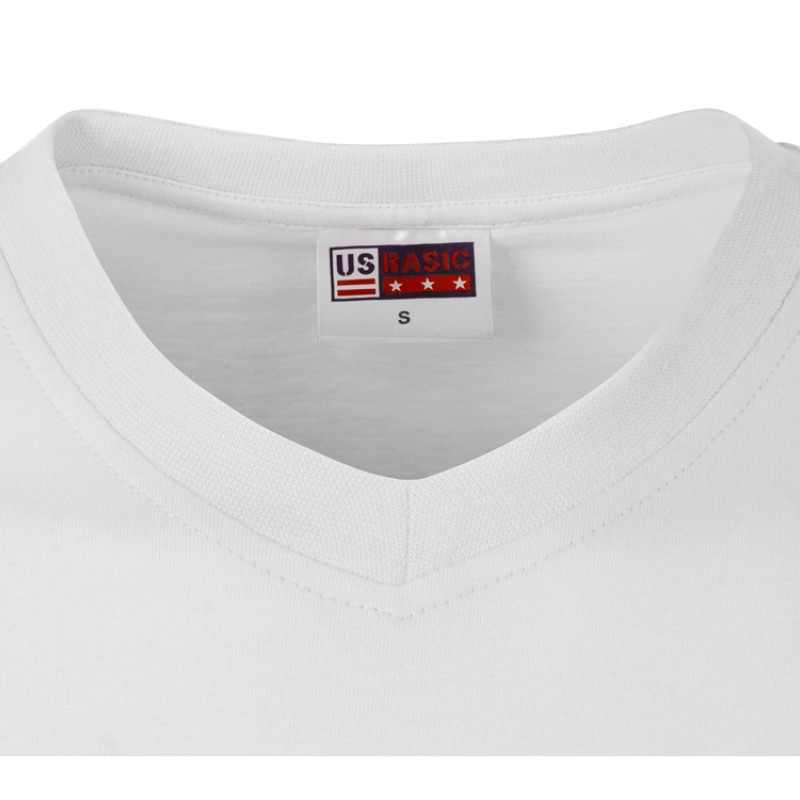 Футболка "Heavy Super Club" мужская с V-образным вырезом, белый