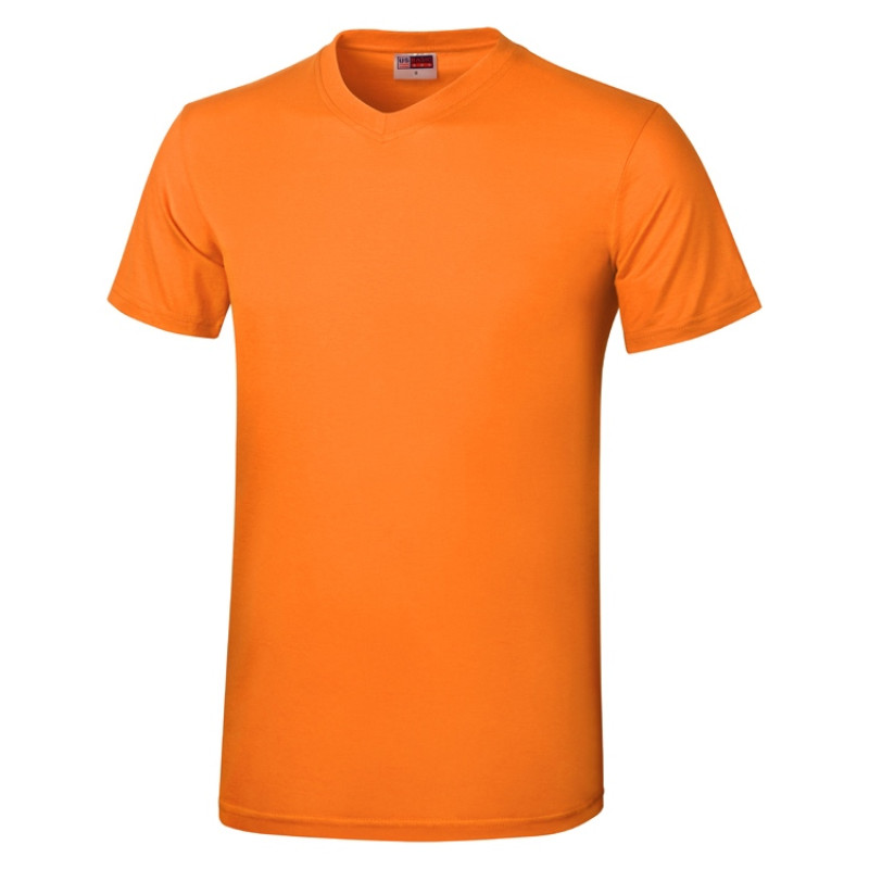 Футболка "Heavy Super Club" мужская с V-образным вырезом, оранжевый