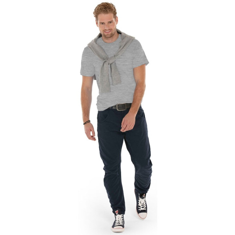 Футболка "Super Club" мужская, серый меланж