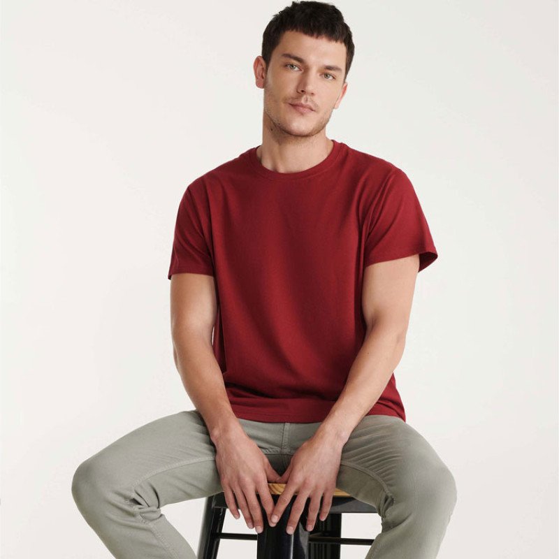 Футболка "Beagle" мужская, гранатовый