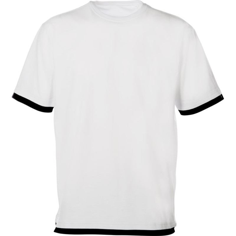 Футболка «Rotterdam» мужская, белый/черный