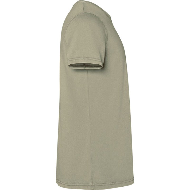 Футболка «Corgi» мужская, светлый хаки выстиранный