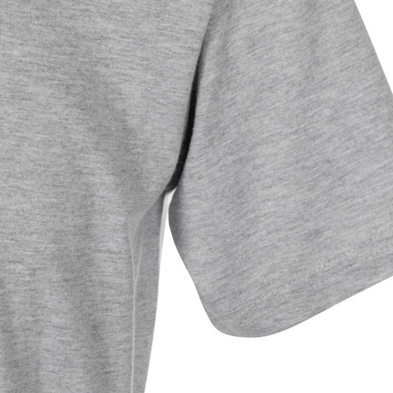 Футболка "Heavy Super Club" мужская с V-образным вырезом, серый меланж Футболка "Heavy Super Club" мужская с V-образным вырезом, серый меланж