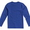 Ponoka мужская футболка из органического хлопка, длинный рукав, синий