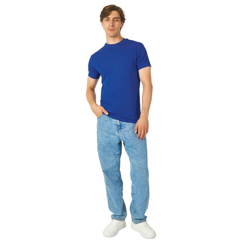 Футболка HD Fit короткий рукав с эластаном, классический синий