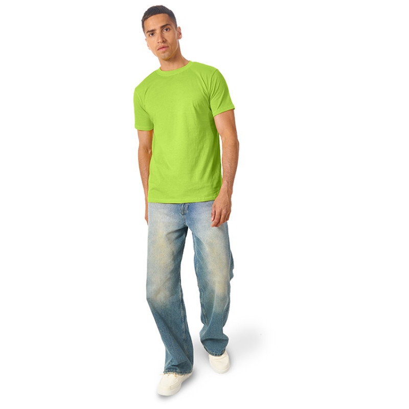 Футболка "Super club" мужская, зеленое яблоко