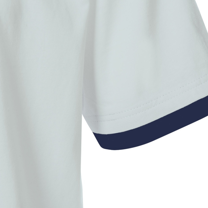 Футболка «Rotterdam» мужская, жемчужный/темно-синий