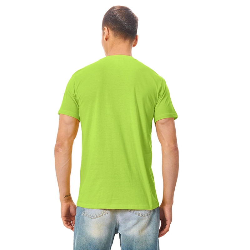 Футболка "Super club" мужская, зеленое яблоко