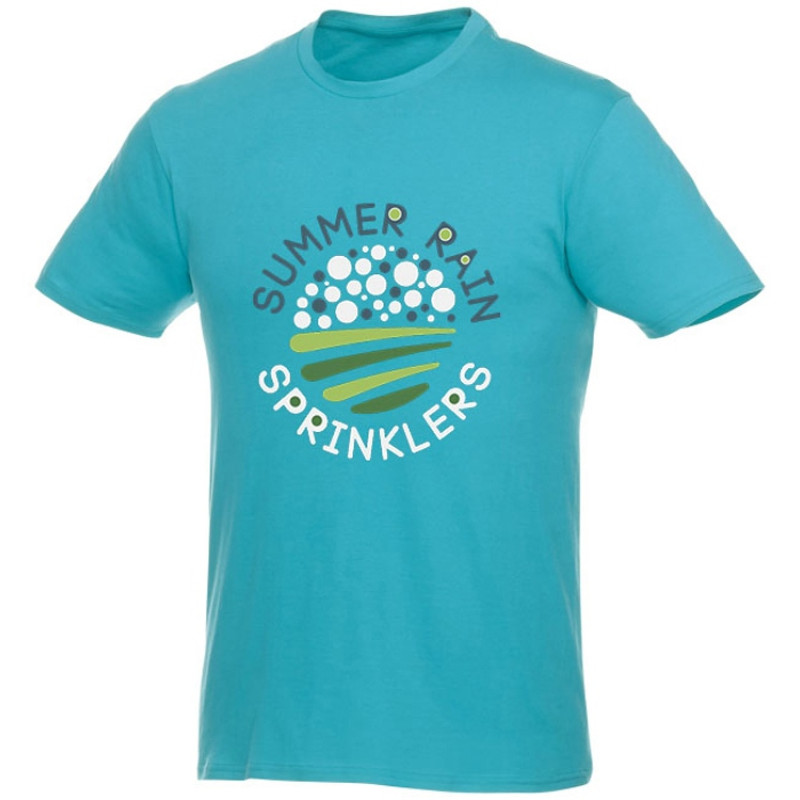 Мужская футболка Heros с коротким рукавом, аква