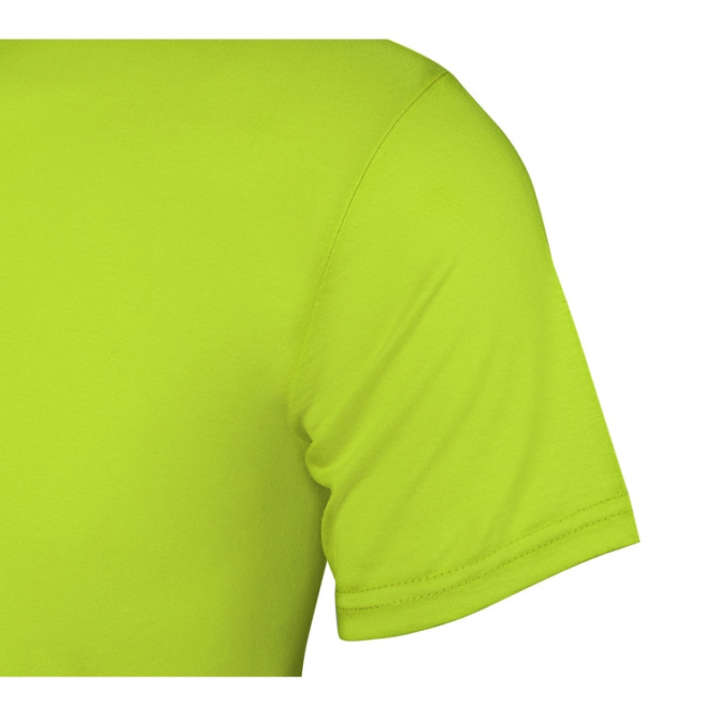 Футболка "Heavy Super Club" мужская с V-образным вырезом, зеленое яблоко