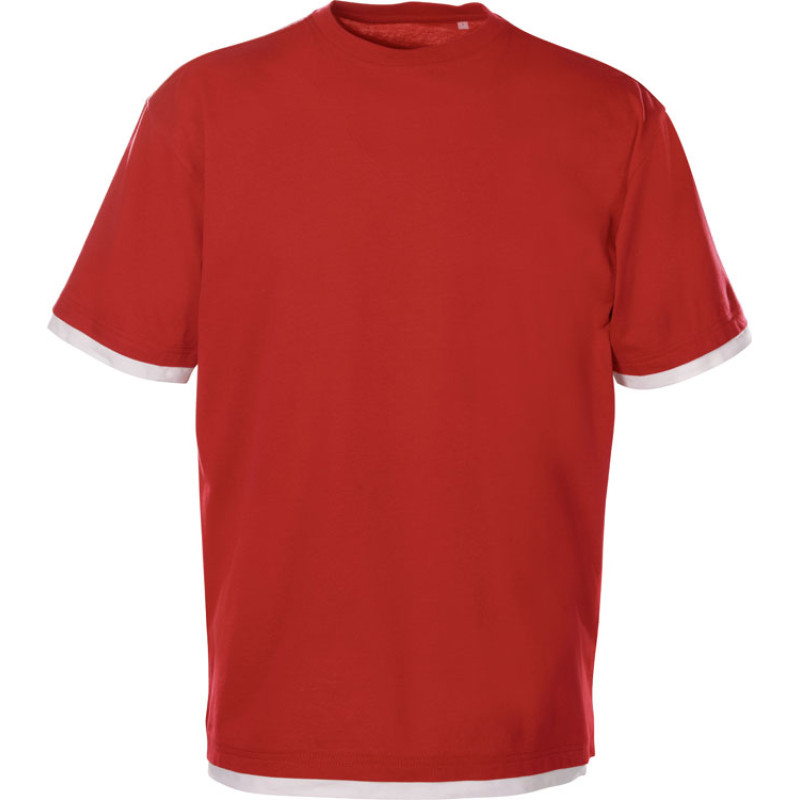 Футболка «Rotterdam» мужская, красный/белый