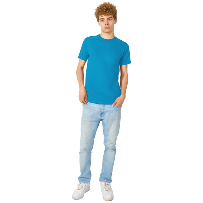 Футболка "Heavy Super Club" мужская, голубой