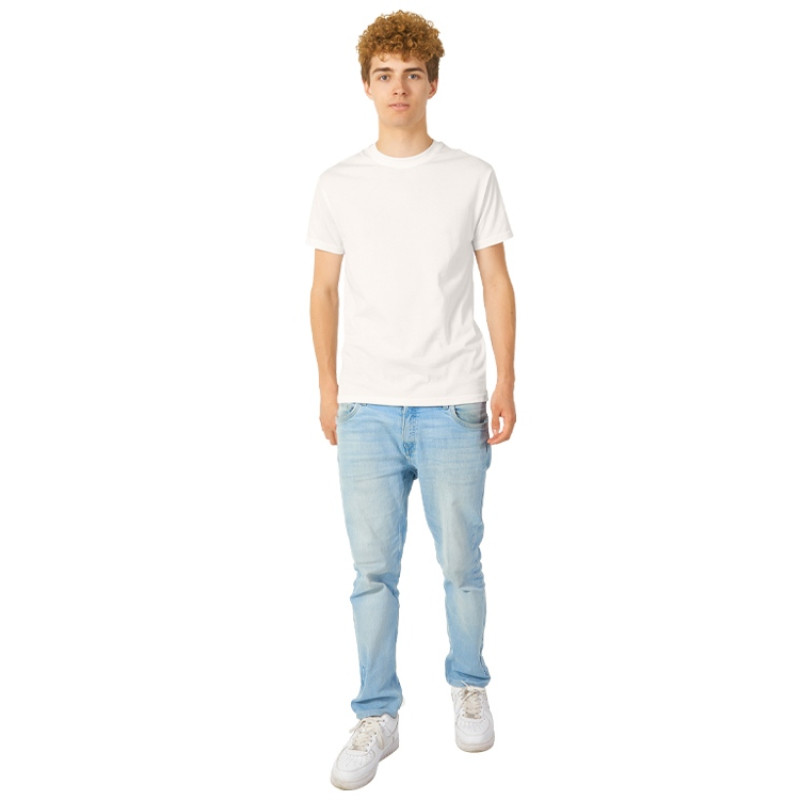 Футболка "Heavy Super Club" с боковыми швами, мужская, молочный Футболка "Heavy Super Club" с боковыми швами, мужская, молочный