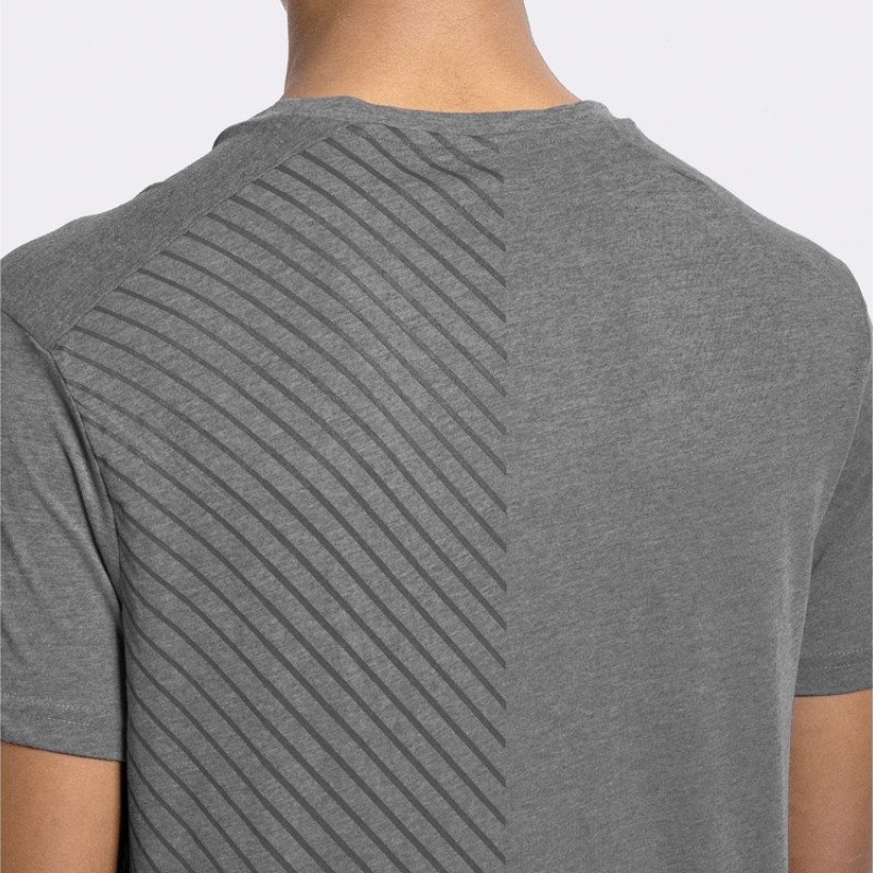 Футболка "Baku" мужская, меланжевый эбеновый