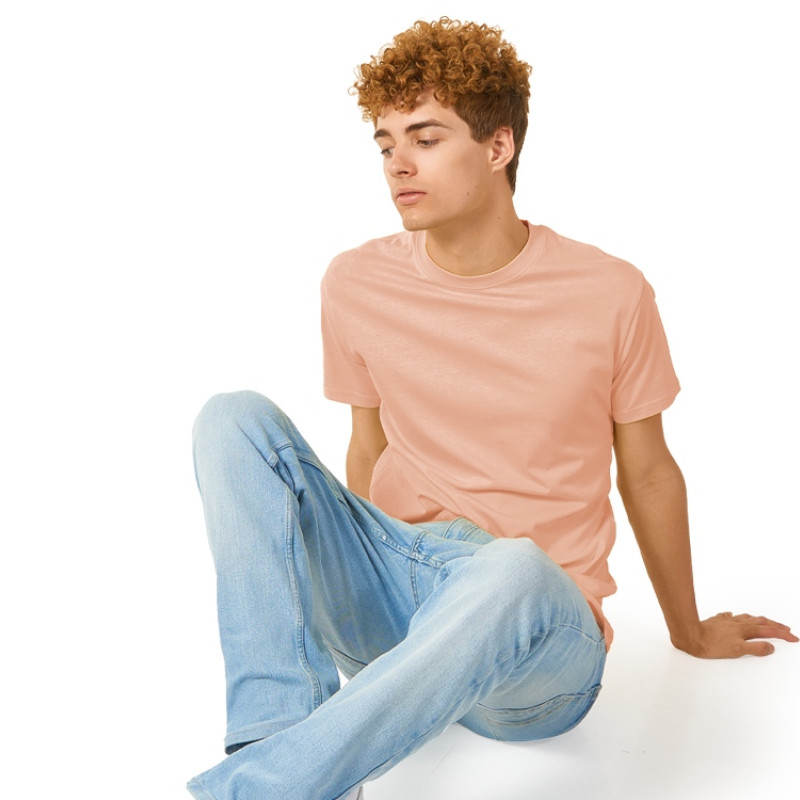 Футболка "Heavy Super Club" с боковыми швами, мужская, лососевый