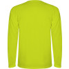 Футболка "Montecarlo " мужская с длинным рукавом, неоновый желтый