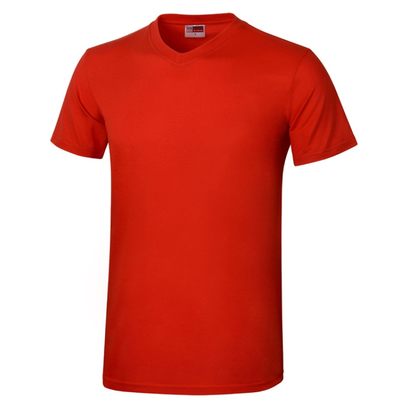 Футболка "Heavy Super Club" мужская с V-образным вырезом, красный Футболка "Heavy Super Club" мужская с V-образным вырезом, красный