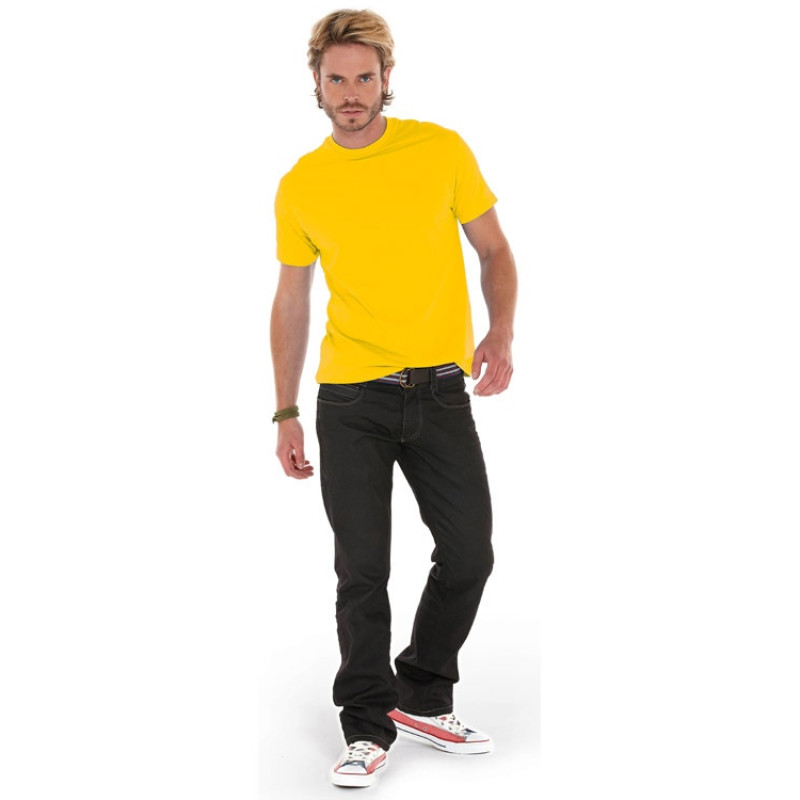 Футболка "Heavy Super Club" мужская, желтый