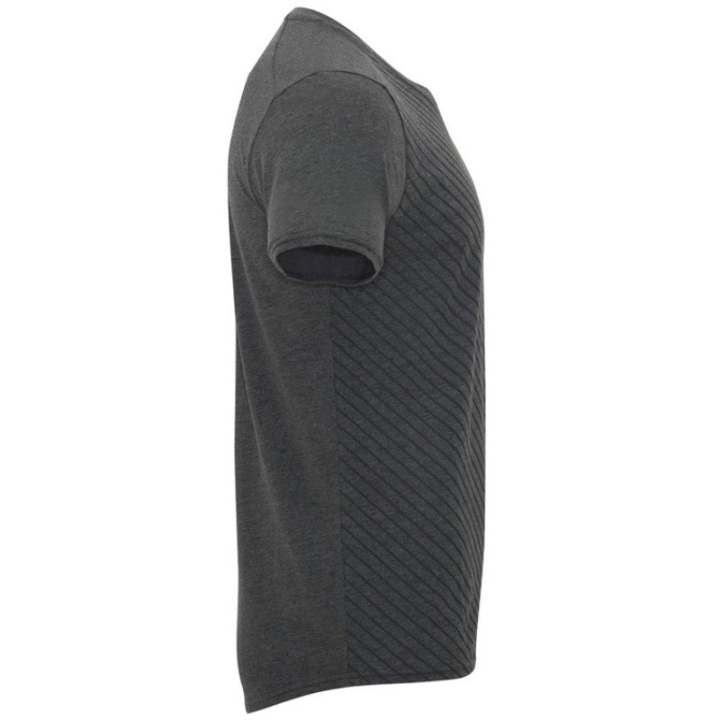 Футболка "Baku" мужская, меланжевый эбеновый