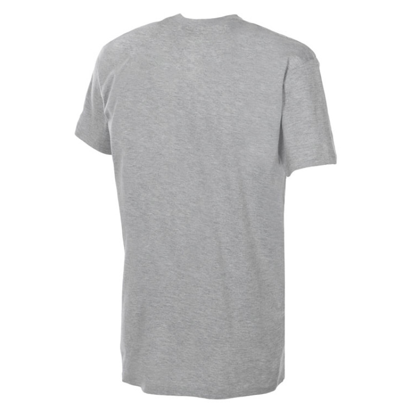 Футболка "Heavy Super Club" мужская с V-образным вырезом, серый меланж Футболка "Heavy Super Club" мужская с V-образным вырезом, серый меланж