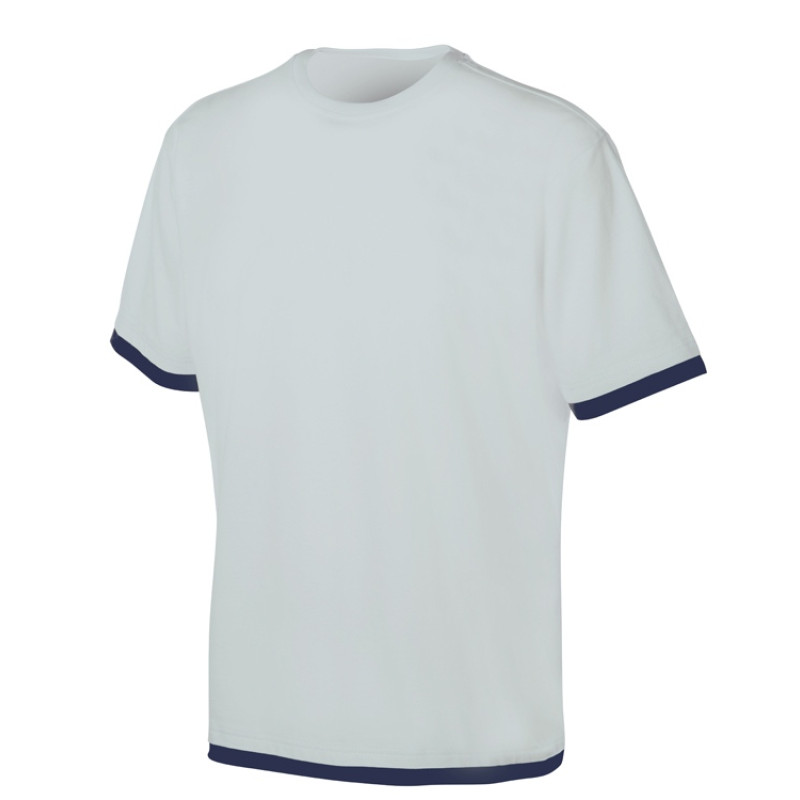 Футболка «Rotterdam» мужская, жемчужный/темно-синий