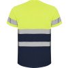 Футболка "Delta" мужская, нэйви/неоновый желтый