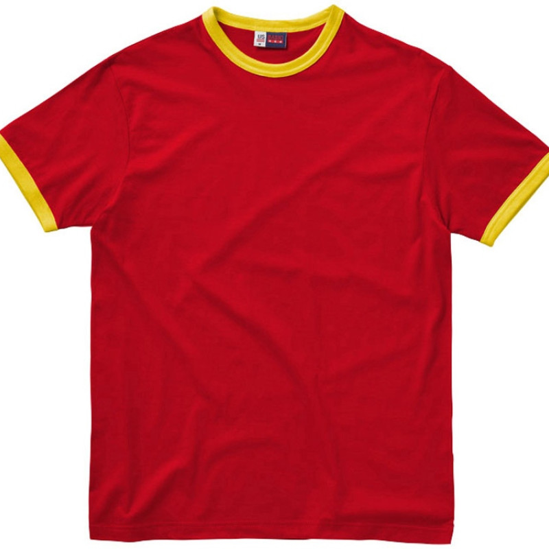 Футболка "Adelaide" мужская, красный/желтый