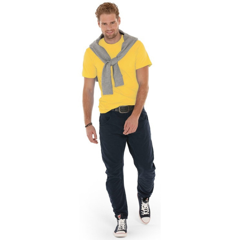 Футболка "Super club" мужская, желтый