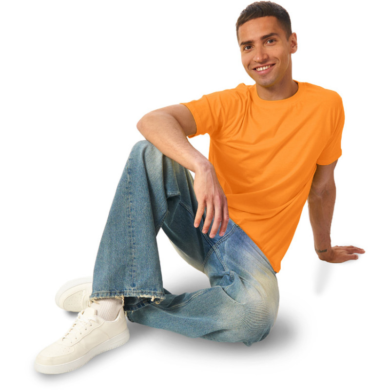 Футболка "Super club" мужская, оранжевый Футболка "Super club" мужская, оранжевый