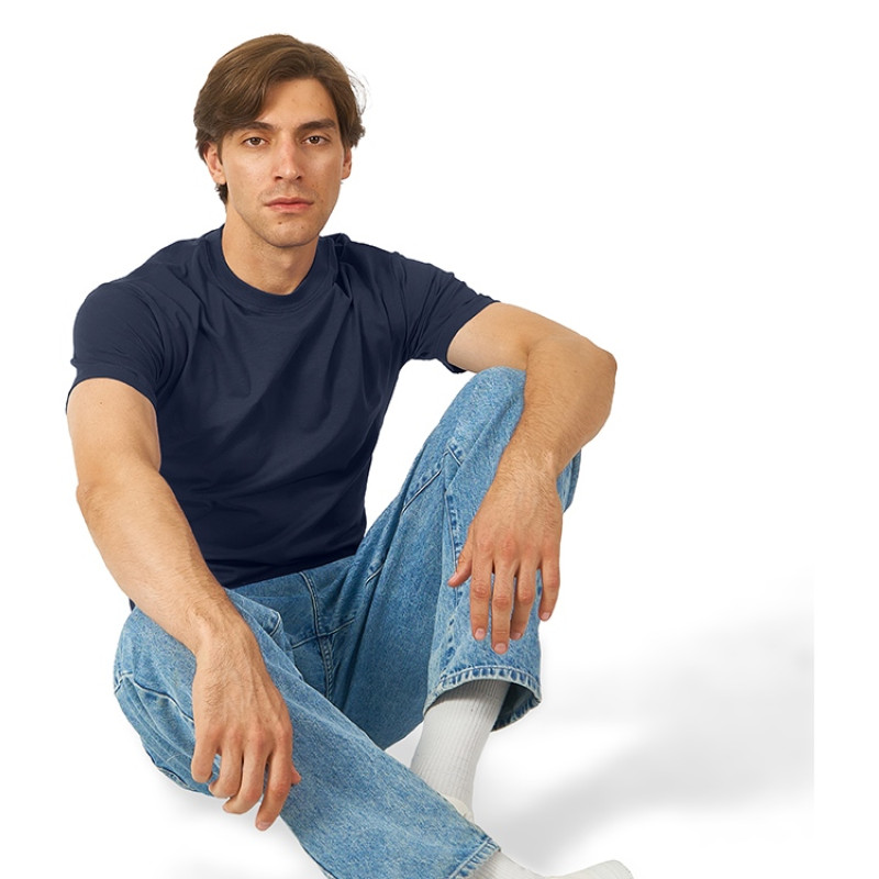 Футболка HD Fit короткий рукав с эластаном, мужская, тёмно-синий