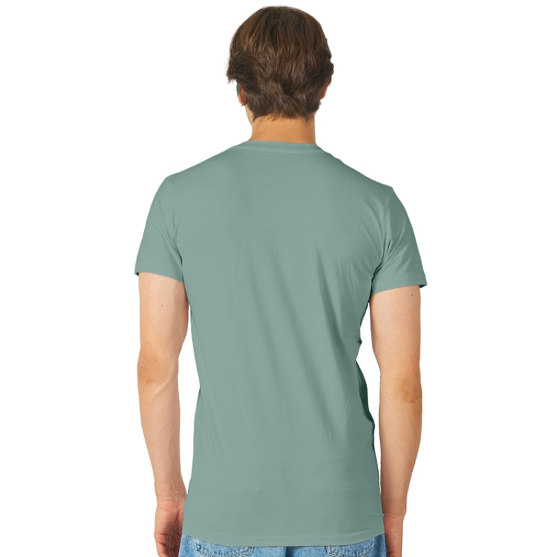 Футболка HD Fit короткий рукав с эластаном, припылено-бирюзовый