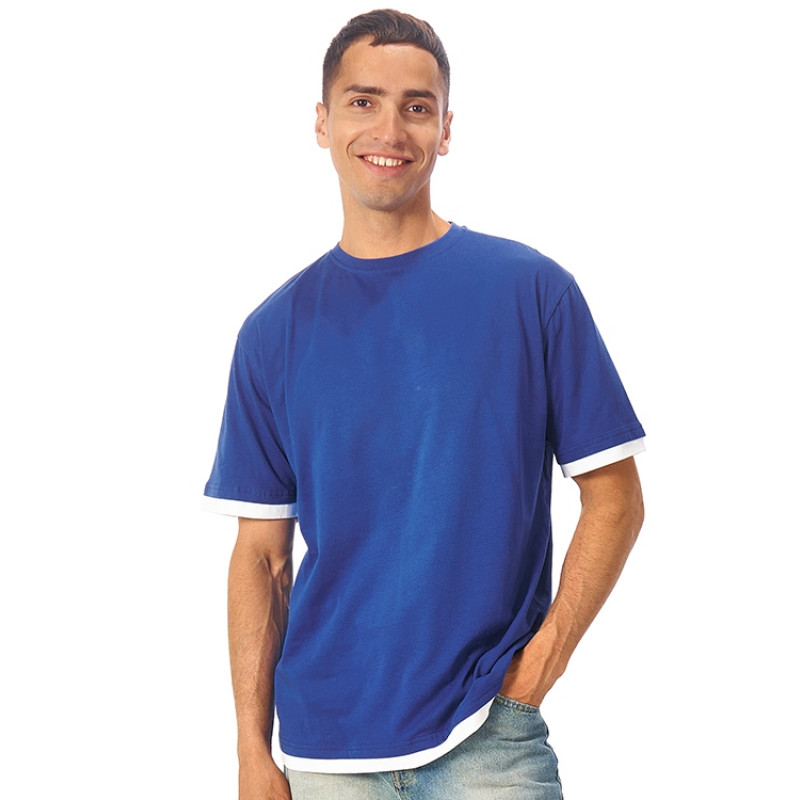 Футболка «Rotterdam» мужская, кл синий/белый Футболка «Rotterdam» мужская, кл синий/белый