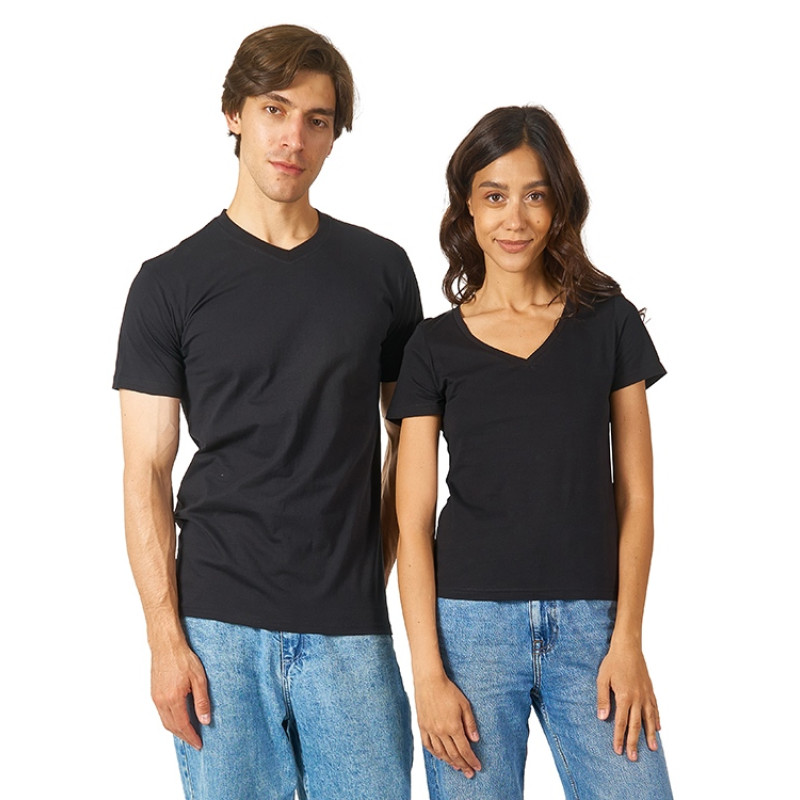 Футболка "Heavy Super Club" мужская с V-образным вырезом, черный Футболка "Heavy Super Club" мужская с V-образным вырезом, черный