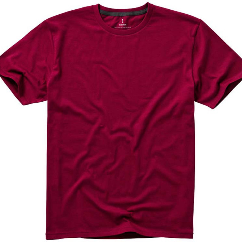 Nanaimo мужская футболка с коротким рукавом, бургунди