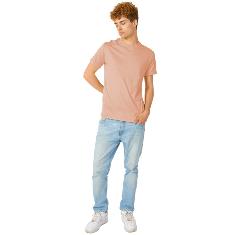 Футболка "Heavy Super Club" с боковыми швами, мужская, лососевый