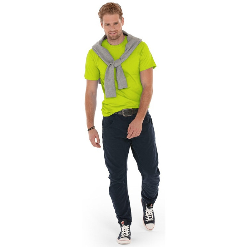 Футболка "Super club" мужская, зеленое яблоко