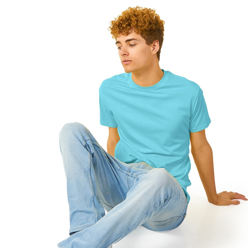 Футболка "Heavy Super Club" мужская, лазурный