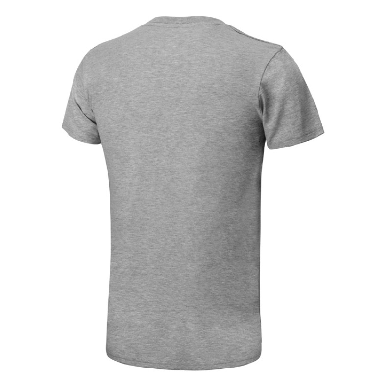Футболка HD Fit короткий рукав с эластаном, мужская, серый меланж