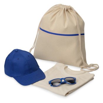 Набор для прогулок "Shiny day", L, синий