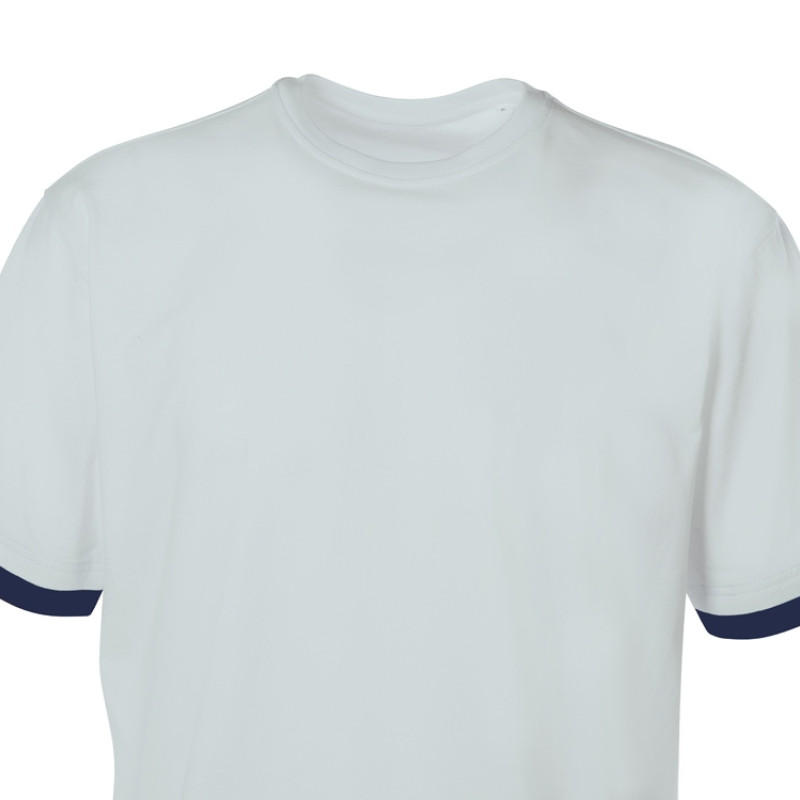 Футболка «Rotterdam» мужская, жемчужный/темно-синий