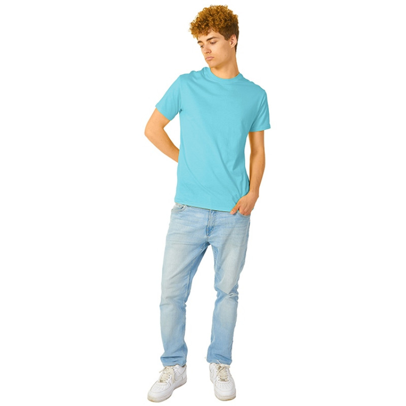 Футболка "Heavy Super Club" мужская, лазурный