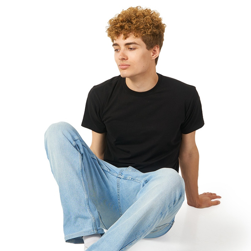 Футболка "Heavy Super Club" с боковыми швами, мужская, черный