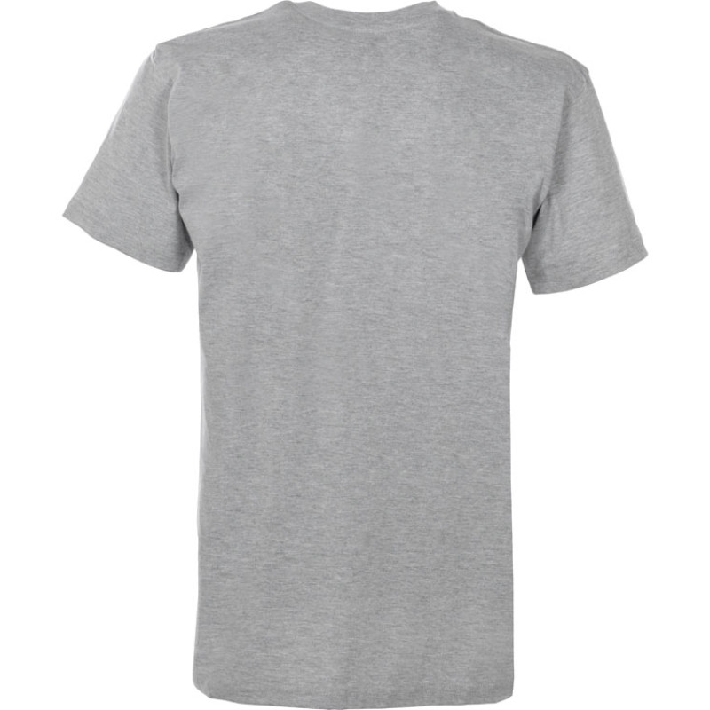 Футболка "Heavy Super Club" мужская с V-образным вырезом, серый меланж Футболка "Heavy Super Club" мужская с V-образным вырезом, серый меланж