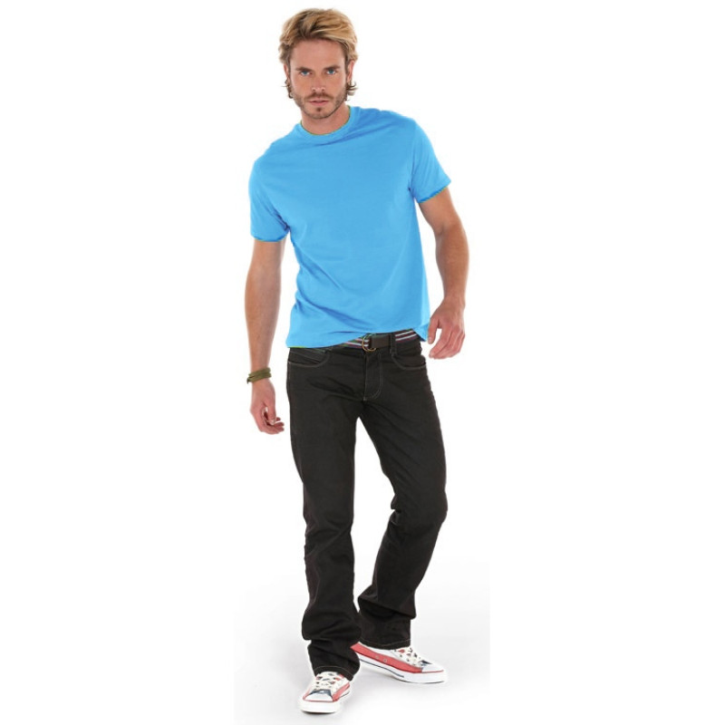 Футболка "Heavy Super Club" мужская, голубой