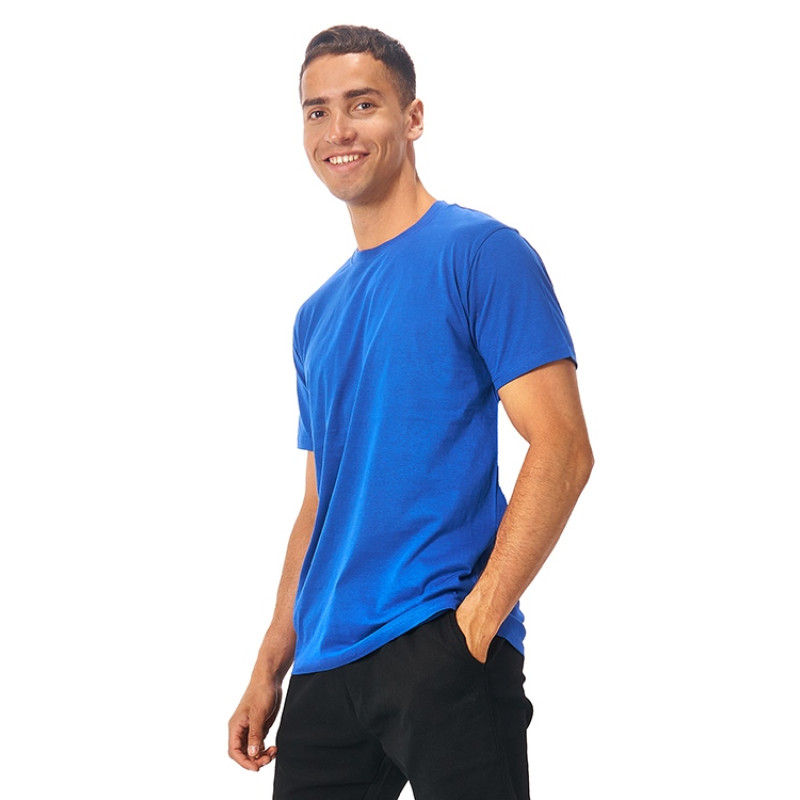 Футболка Club мужская, без боковых швов, классический синий
